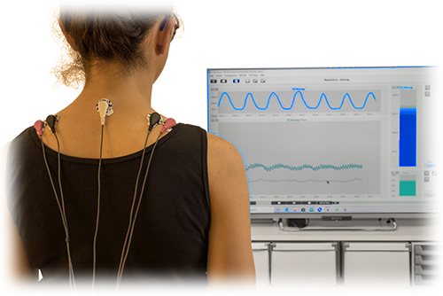 Biofeedback am Rücken (Trapezius)